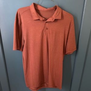 Burnt Orange lulu lemon polo, gently used, large